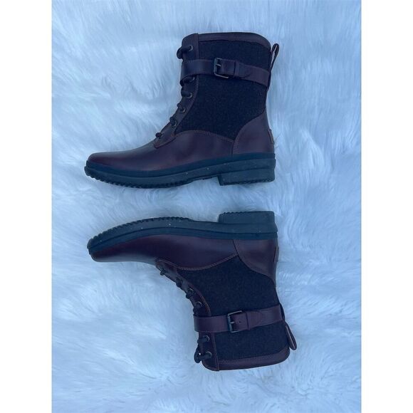 🆕 UGG Kesey Women's Brown Lace Up Ankle Booties Size 8.5 Waterproof Winter - Picture 4 of 9